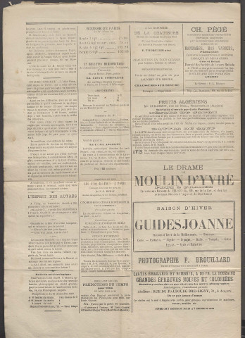Le postillon. 2 janv. 1884 (2e année, n° 2)