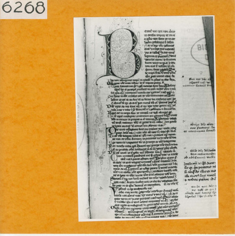 Angers : Bible (XII°siècle)