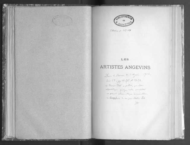 Les artistes angevins