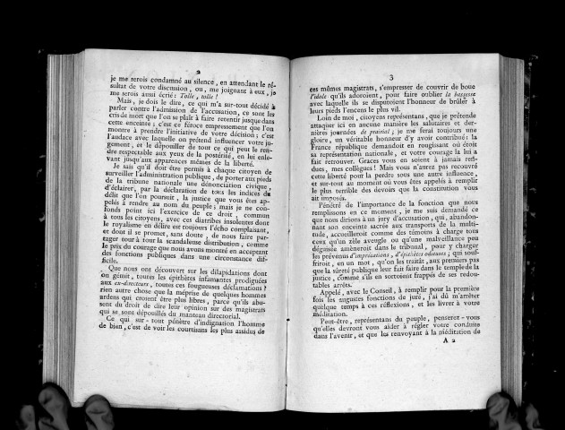 Opinion de Sherlock, député au Corps-Législatif, sur la proposition d'admettre les dénonciations portées contre la majorité de l'ancien Directoire. Séance secrète du Conseil des Cinq-Cents. An VII