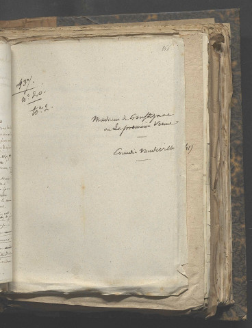 Madame Croustignac ou la première venue