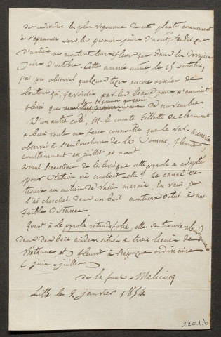 La Fons de Melicoq, Alexandre de