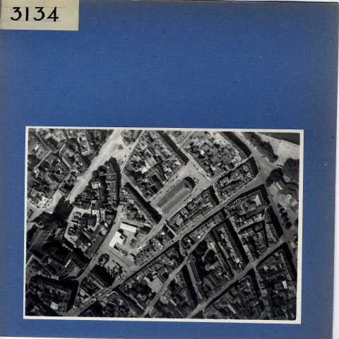 Angers : Cathédrale Saint-Maurice, vue aérienne