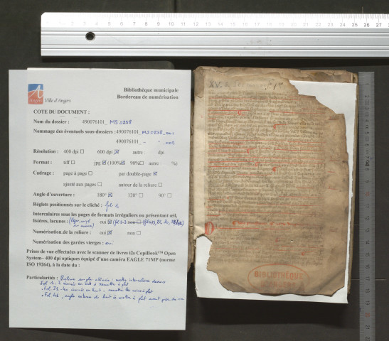 Recueil de sermons, dont manque le début