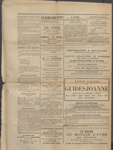 Le postillon. 28 mars 1884 (2e année, n° 86)