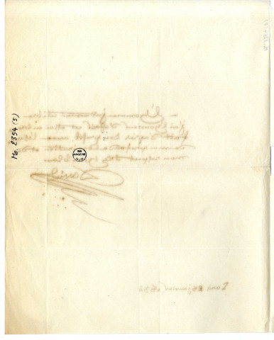 Pièce 5 - Lettre de David d'Angers au baron Gaspard de Prony