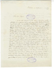 Correspondance de Volney [à La Revellière-Lépeaux]