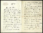 Lettres d'Auguste Convers, directeur de la Manufacture d'orgues Aristide Cavaillé-Coll à Jean Huré