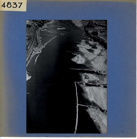 Bouchemaine : La Loire (vue aérienne)