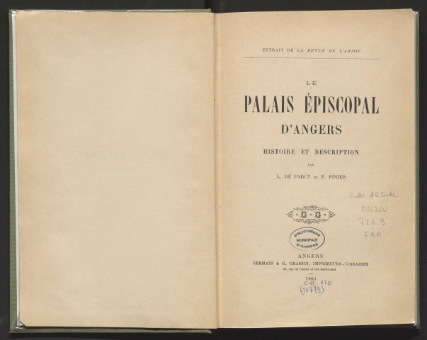 Le Palais épiscopal d'Angers