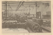 L'Anjou Pittoresque. 43. Cholet. Tissage mécanique du Bordage Marc. Salle de Parage