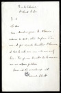 Lettre de Florent Schmitt à Jean Huré