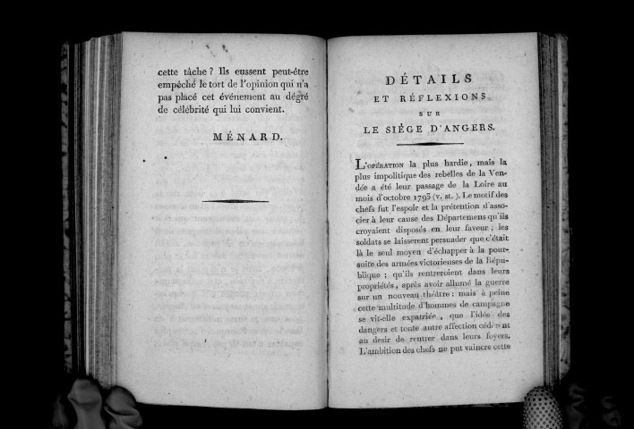 Détails et réflexions sur le siège d'Angers, le 13 frimaire an II