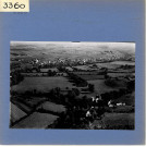 Saint-Aubin-de-Luigné : Ruines du château de la Guerche (vue aérienne)