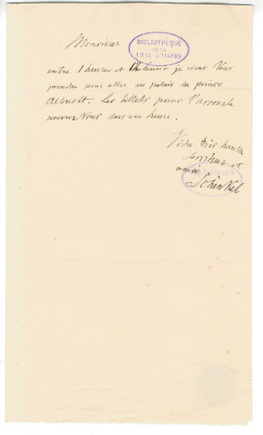 Correspondance de Karl-Friedrich Schinkel