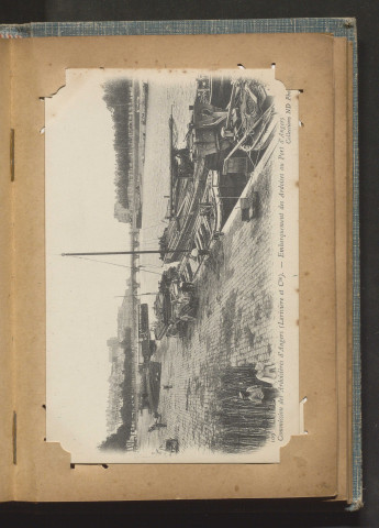 Commission des Ardoisières d'Angers - Embarquement des ardoises au port d'Angers