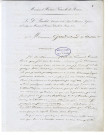 Correspondance de Félix Archimède Pouchet [à Gaudichaud]