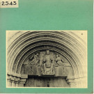 Cunault : Tympan portail