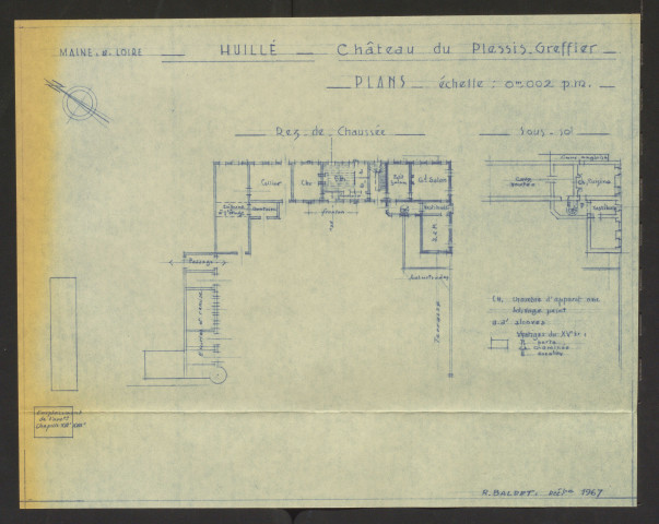 [Photographies des monuments du] Diocèse d'Angers : Huillé - Lézigné