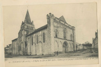 77. Cunault (M-et-L). L'église des XIe et XIIe siècles. Célèbre pour sa parfaite architecture romane