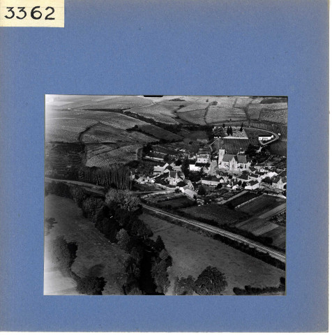 Saint-Aubin-de-Luigné : Vue d'ensemble (vue aérienne)