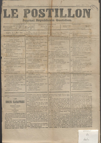 Le postillon. 5 mai 1884 (2e année, n° 123)