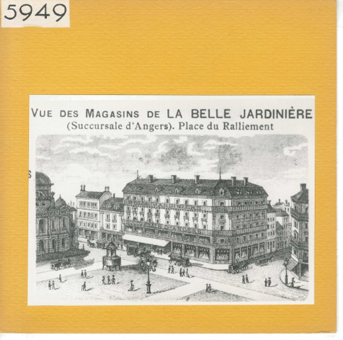 Angers : Place du Ralliement (Catalogue exposition de 1895)