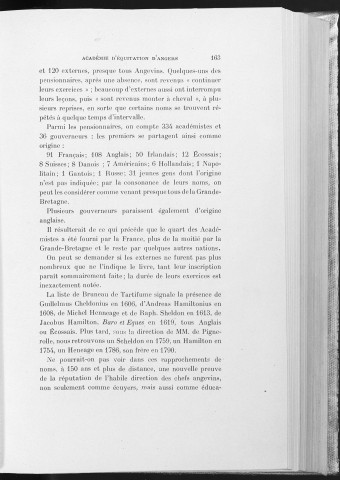 Livres des pensionnaires et des externes à l'Académie d'équitation d'Angers au XVIIIe siècle (1755-1790) d'après un document inédit
