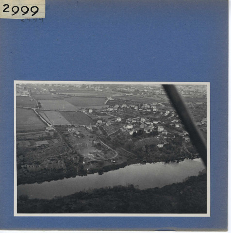 Angers : Vue aérienne du parc de la Haye