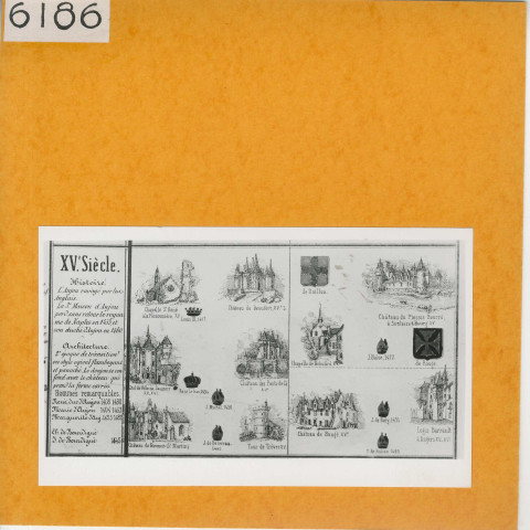 Anjou : Province d'Anjou, détail (par Labessière, XV°siècle)