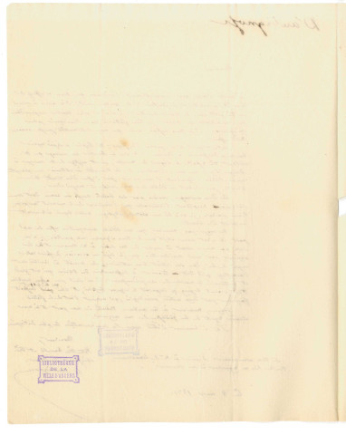 Aubignose (d'), commissaire général de police