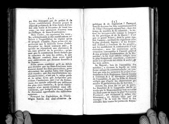 Réponse à la lettre de M. le comte de S...t (de Serrant), Signé Del...y (Delaunay)