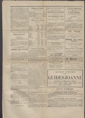 Le postillon. 2 déc. 1883 (1re année, n° 40)