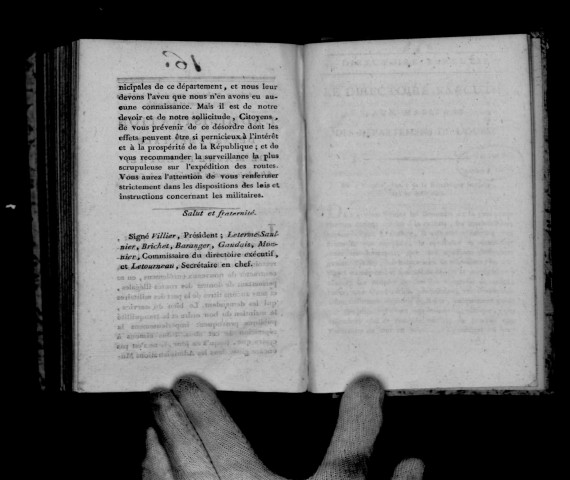 L'administration départementale de Maine-et-Loire à l'administration municipale du canton de...