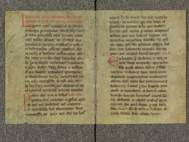 Incipit vita sanctorum Ursi et Leubacii abbatum