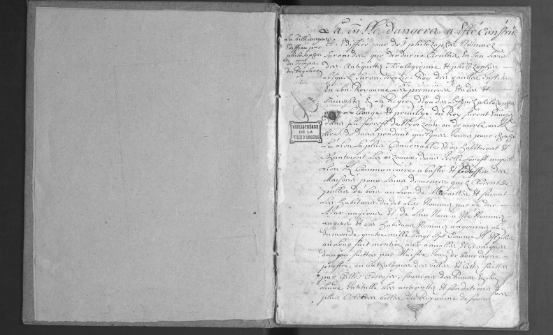 Notes sur l'histoire d'Angers, des origines à la fin du XVe siècle, tirées pour la plupart des ouvrages de Bourdigné et de Jean Hiret