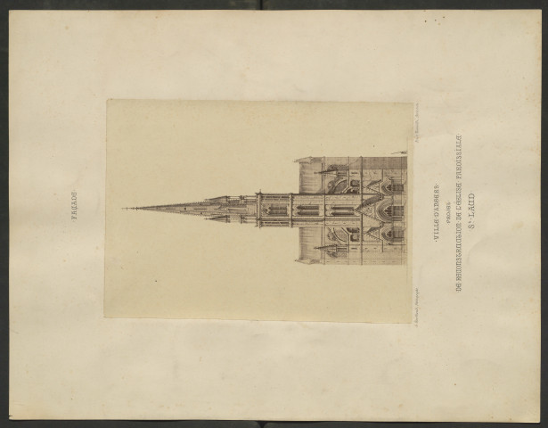 Projet de reconstruction de l'église paroissiale Saint-Laud à Angers
