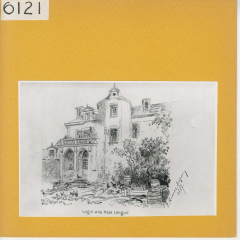 Saint-Aubin-de-Luigné : Logis à La Haie Longue (1887)