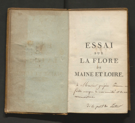 Essai sur la flore du département de Maine-et-Loire, par M. T. Batard, professeur de botanique, et directeur du Jardin des plantes d'Angers