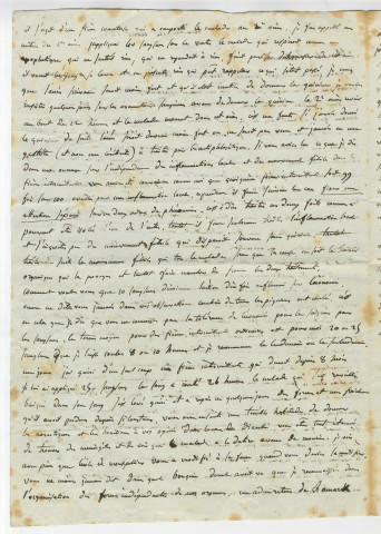 Correspondance du docteur Bailly [au Dr Lallemand]