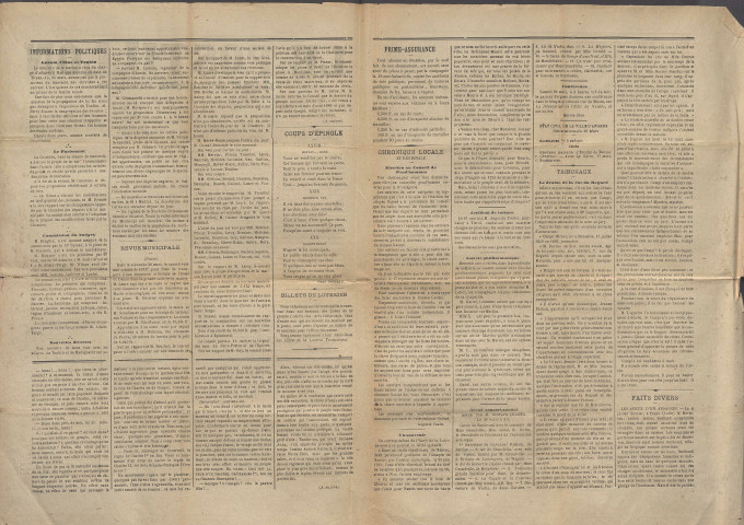 Le postillon. 29 mars 1884 (2e année, n° 87)