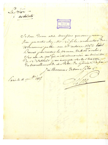 Lepère (Jean-Baptiste), architecte