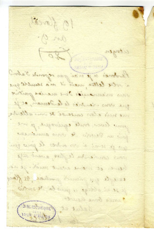 Correspondance du marquis de Pastoret [a Lakanal]