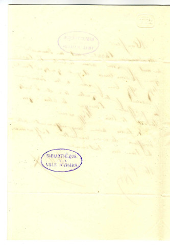 Correspondance de Marx [à Pierre-Jean David d'Angers]