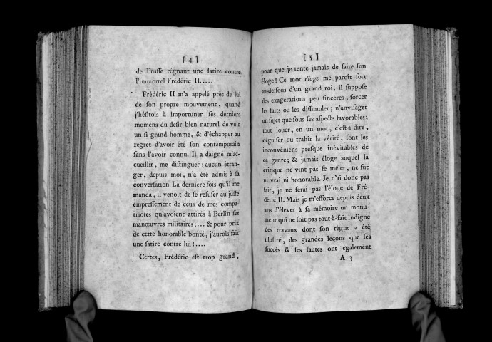 Lettre remise à Frédéric-Guillaume II, de Prusse, le jour de son avénement au trône, par le comte de Mirabeau