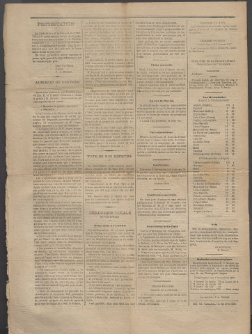 Le postillon. 10 nov. 1883 (1re année, n° 20)