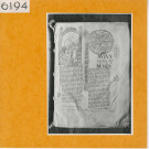 Angers : Exposition des Epîtres de Saint-Paul (attribué à Bède ou à Pierre de la Tripolitaine) et Saint-Augustin écrivant sous un portique (XI°siècle)