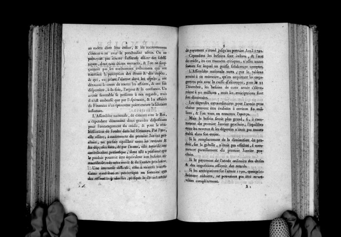 Mémoire lu par le premier ministre des finances à l'Assemblée nationale le 14 novembre 1789