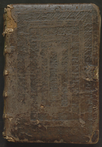 Pontifical d'une église située en terre d'Empire. En tête : « Ordo ad consignandum pueros sive infantes. » Le pontifical commence au fol. 7 : « Ordo ecclesiasticorum graduum et in gradibus ordinandi. » Au fol. 25, cérémonie du synode. Sur un feuillet préliminaire, prières ajoutées au XVe siècle
