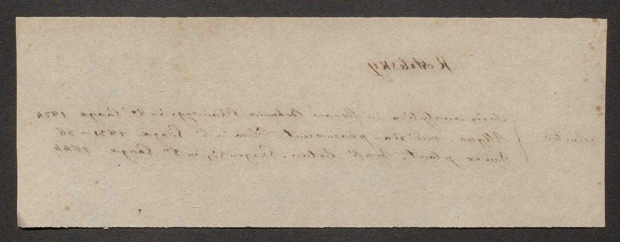 Kostelecky, Vincenz Franz